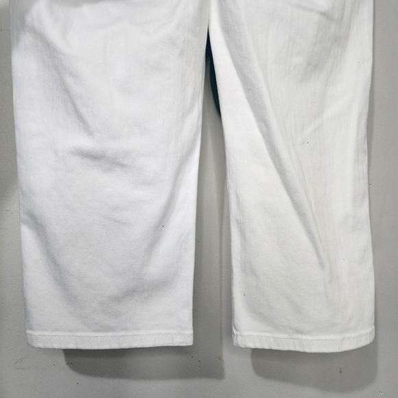 NYDJ Lift Tuck Technology White Crop Jean Pants - Picture 8 of 11